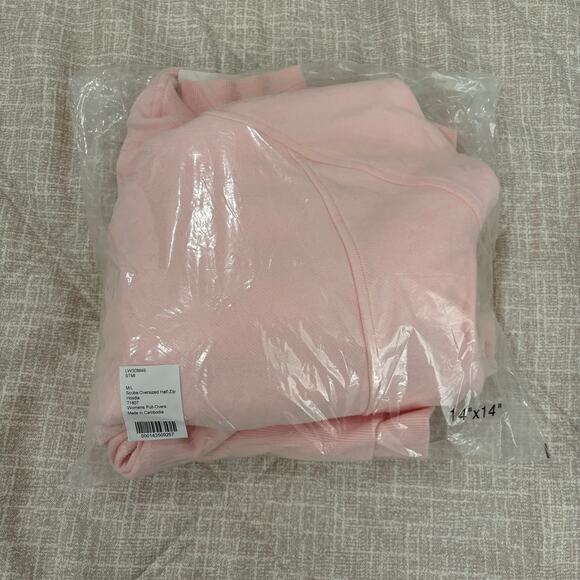 NWT Lululemon Scuba Oversized Half-Zip Hoodie Strawberry Milkshake - Picture 6 of 10